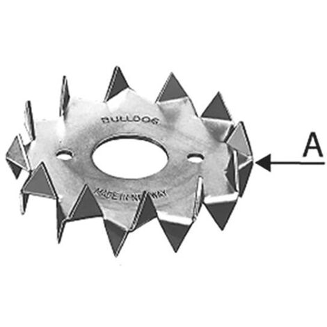 Holzverbinder Bulldog C1-117G-B D117/48mm stückverzinkt SIMPSON STRONG TIE 25 Stk