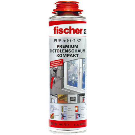 fischer 1K-Pistolenschaum PUP 500 G B2 (MDI-Haltig) 12 Stk (1/5)
