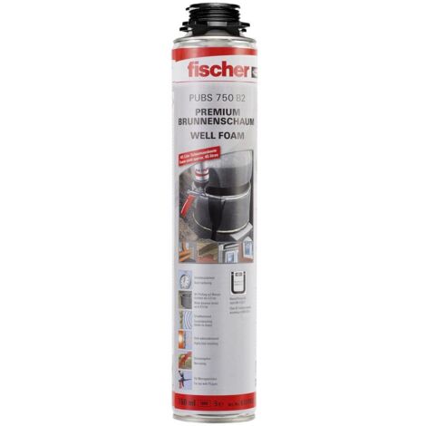 1K-Brunnenschaum PU BS 750, Inhalt 750ml, beige, 750, FISCHER (1/4)