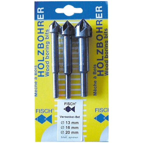 FISCH Krauskopfversenkerstz.90G 3tlg.13-20x60/90mmWSFisch (1/2)