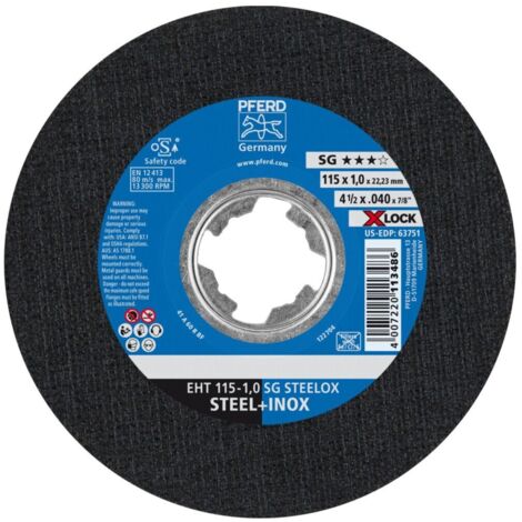 PFERD Trennscheibe EHT 115-1,0 SG STEELOX/X-LOCK 25 Stk (1/4)