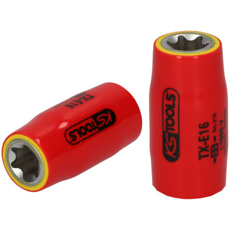 KS Tools 1/2" TX-E-Stecknuss mit Schutzisolierung, E12 (1/2)