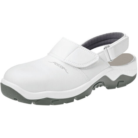 Abeba Berufsschuh Clog weiß/grau 2120, SB, EU-Schuhgröße: 40