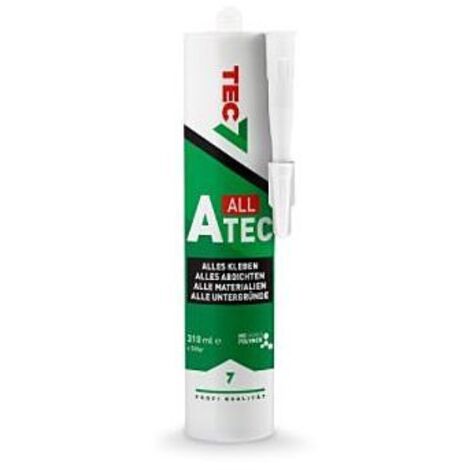 Novatech TEC7 A-Tec Dichtstoff 53206217 310ml, All in one Klebstoff, überstreichbar,weiss