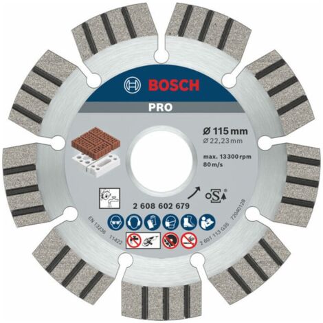 Bosch Diamanttrennscheibe Best for Abrasive 115 x 22,23 x 2,2 x 12 mm