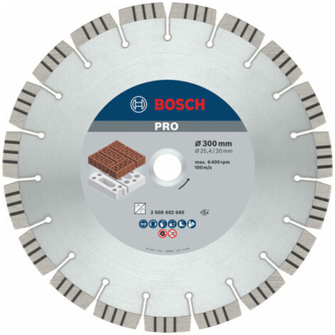 Bosch Diamanttrennscheibe Best for Abrasive, für Tischsägen, Ø 300 mm