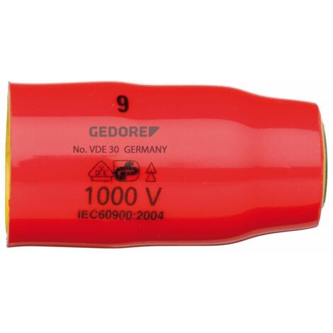 Gedore VDE 30 8 VDE-Steckschlüsseleinsatz 3/8" 6-k ant 8 mm (1/5)