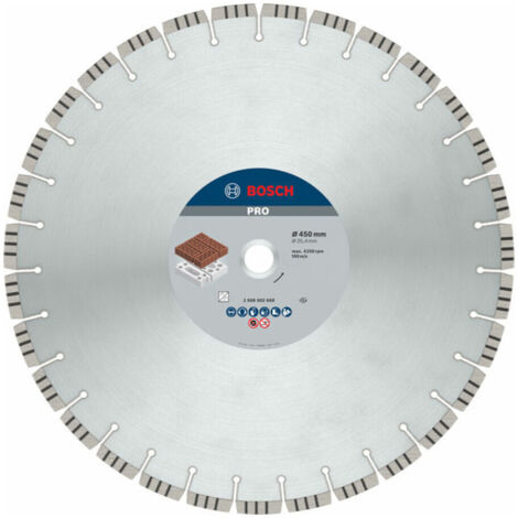 Bosch Diamanttrennscheibe Best for Abrasive 450 x 25,40 x 3,6 x 12 mm
