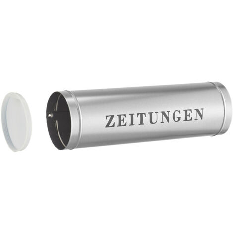 Burg-Wächter Zeitungsro. mit Deckel, 800 Si zum Anschrauben Stahlblech verzinkt