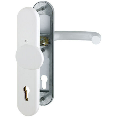 HOPPE HT-Schutz-Wechselgarnitur Langsch.,PZ,10/92,Paris 86G/3331/3310/138 verkehrsweiß
