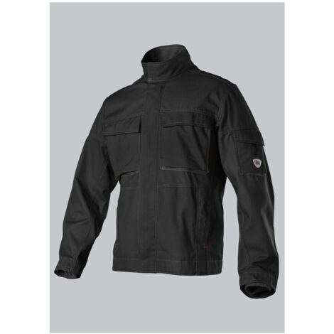 BP Komfort-Arbeitsjacke mit Stretcheinsätzen, schwarz, Gr. 48/50, Länge n (1/3)