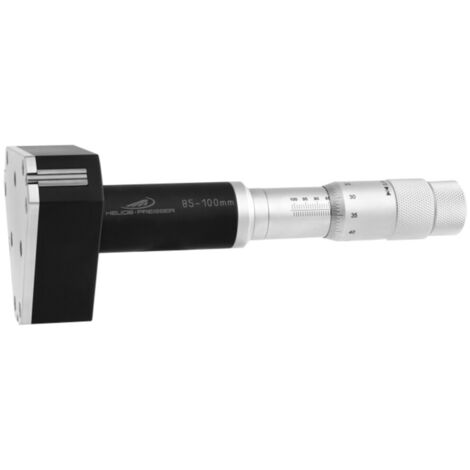 STEINLE Innenmessschraube 3-Punkt 25–30 Mm – Ablesung 0,005 Mm, Inkl. Einstellring 25 Mm, Hartmetall-Stifte, DIN 863-4