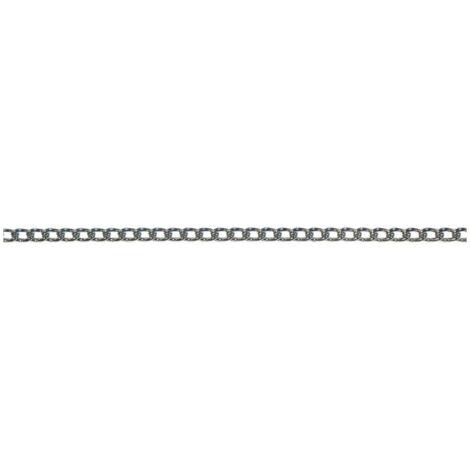 PÖSAMO Gourmettekette vernickelt 1,0mm Ro.50m (130x60) 50 Stk (1/4)