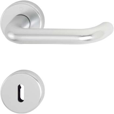 HOPPE ZT-Schlüsselrosette 42KVS rd., WC/SS F1 eloxiert,TS 37-42