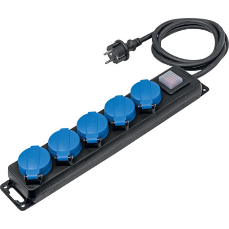 as-Schwabe Profi-Steckdosenleiste 5-fach 4,5m H07RN-F3G1,5