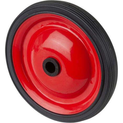 BS Rollen Stahlscheibenrad A70 Rad Ø 130mm PVC schwarz Achs Ø 12mm