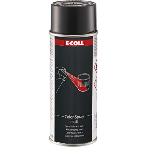 E-COLL Color-Spray matt 400ml tiefschwarz (1/3)