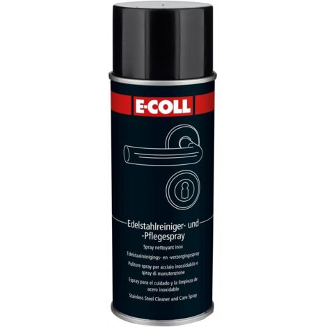 E-COLL Edelstahlreiniger- und -pflegespray 400ml (1/3)