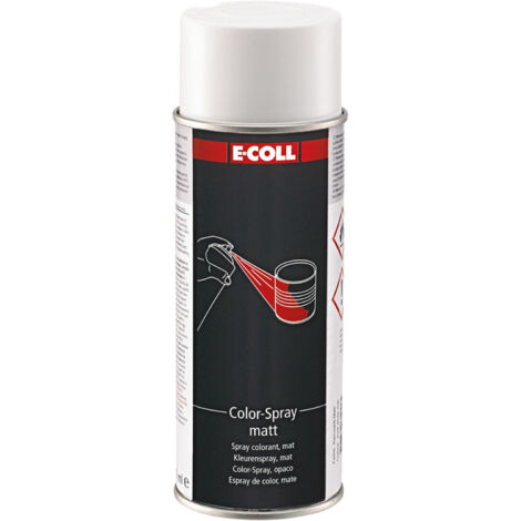 E-COLL Color-Spray matt 400ml reinweiss (1/3)