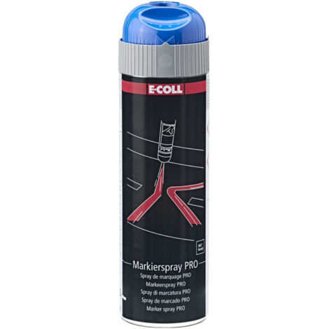 E-COLL PRO Markierspray 500ml blau (1/4)