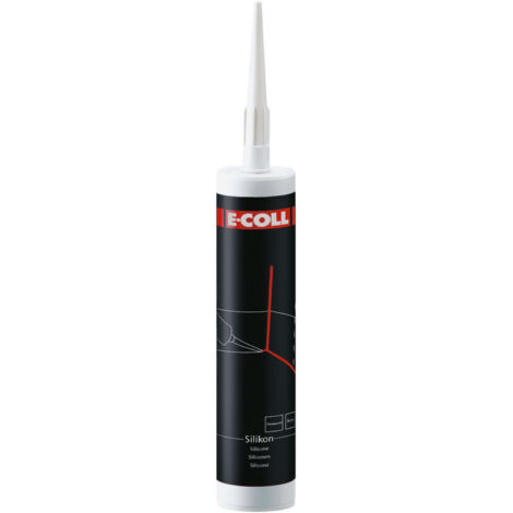 E-COLL Silikon-Dichtungsmasse 310ml transparent (1/2)
