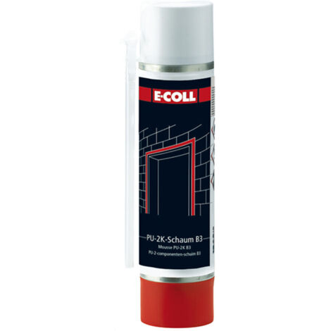 E-COLL PU-Montageschaum 2K Turbo 400ml B3 (MDI-haltig) 12 Stk (1/4)
