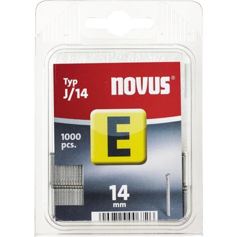 Novus Tackernägel Typ E J 14 mm 1000 Stück Tackerklammern & Nägel