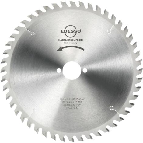 EDESSÖ Handkreissägeblatt Mehrzahn, HW 230x3,0/2,0x30 Z=48 W (1/3)