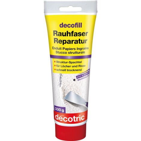 Decotric Decofill Rauhfaser Reparaturspachtel 330 g Fertigspachtel