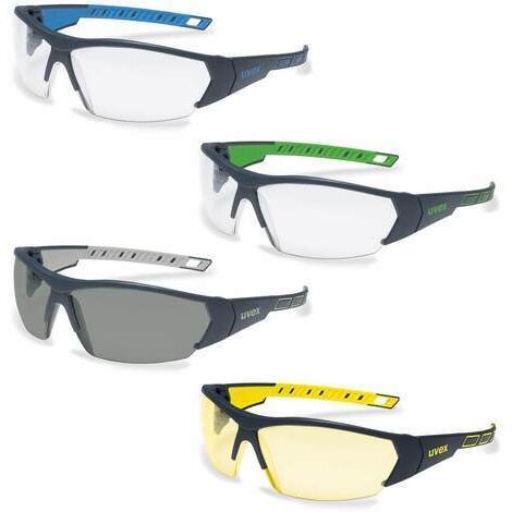 uvex i-works 9194270 Schutzbrille inkl. UV-Schutz Anthrazit, Grau