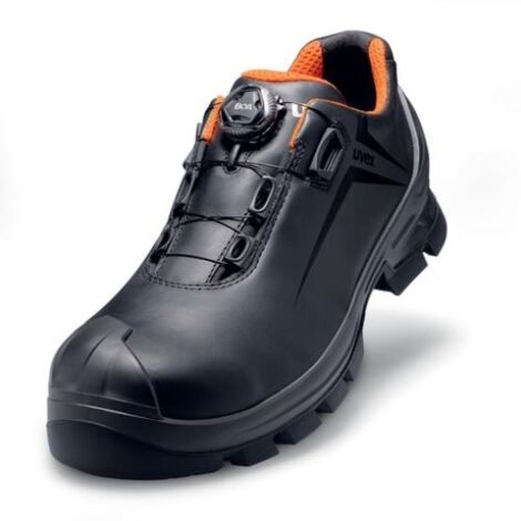 Uvex Sicherheitshalbschuhe S3 HI, HRO SRC uvex 2 MACSOLE mit BOA Fit System, uvex xenova Kunststoffkappe, Weite 12, Größe 45