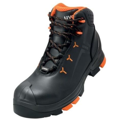 Uvex Sicherheitsstiefel S3 SRC uvex 2 aus Leder, uvex xenova Kunststoffkappe, Weite 14, Größe 35