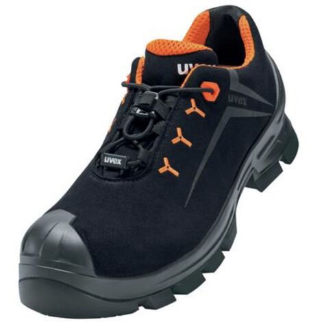Uvex 2 Vibram S3 HI HRO SRC 65282 flache Sicherheitsschuhe - 52 EU - Schwarze