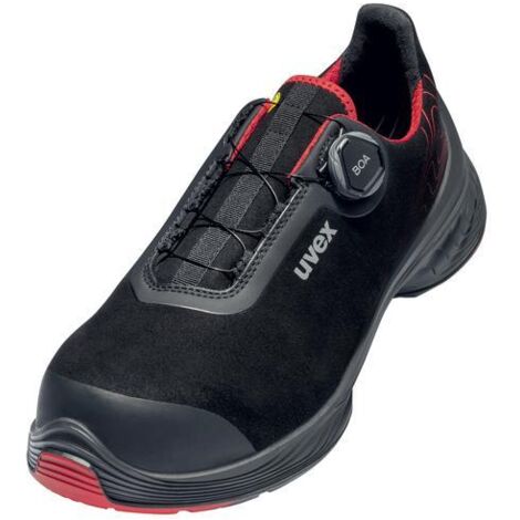 Uvex Sicherheitshalbschuhe S3 SRC uvex 1 G2 mit BOA Fit System, uvex xenova Kunststoffkappe, Weite 11, Größe 38