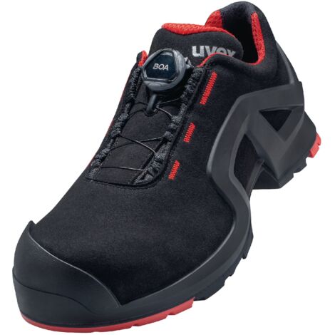 Uvex Sicherheitshalbschuhe S3 SRC uvex 1 x-tended support aus Mikrovelours, uvex xenova Kunststoffkappe, Weite 11, Größe 37