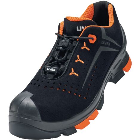 Uvex Sicherheitshalbschuhe S1P SRC uvex 2 aus Mikrovelours, uvex xenova Kunststoffkappe, Weite 14, Größe 46
