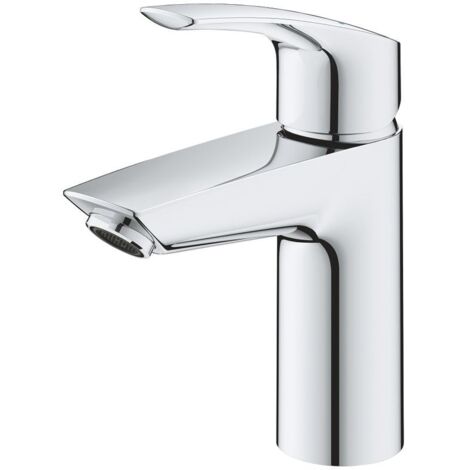 Grohe Waschtisch-Einhebelmischer Eurosmart 1/2", S, o. Abl.garn, gl. Körper, chrom (1/5)