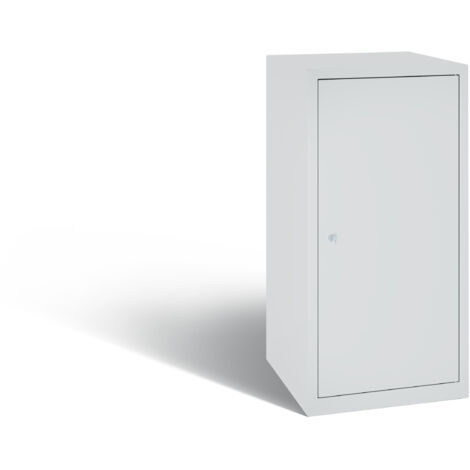 C+P Stahl-Flügeltürenschrank Serie 89, H1000xB100xT500mm, 7035/7035 (1/5)
