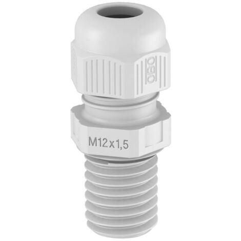 OBO Bettermann 2022947 Kabelverschraubung 1.5 mm Kunststoff, PA Lichtgrau 1 St.