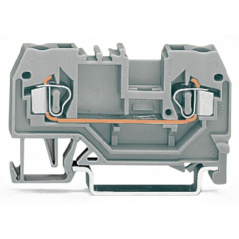 WAGO 280-901 Durchgangsklemme 5 mm Zugfeder Belegung: L Grau 100 St.