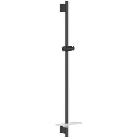 Grohe Rainshower SmartActive Brausestange, 900mm, Wandhalter Metall, Ablage, Phantom Black