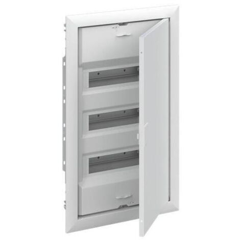 Striebel & John Stromkreisverteiler UK636N3 Unterputz 3x12 Platzeinheiten mit Tür