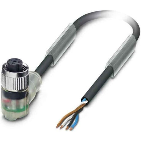Phoenix Contact Sensor-Aktor-Kabel M12 gewinkelt,4p.,5m SAC4P5,0PUR/M12FR-3L (1/2)