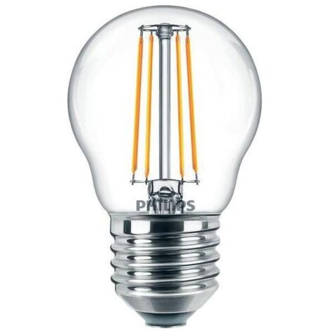 Sphärische led-glühbirne glas e27 4,3w philedlus40g2 warmweiß