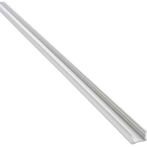Aluminium-Profil flach 1 m – 62399201 – Breite 18.4 mm – Für LED-Streifen – Bessere Wärmeableitung und mechanischer Schutz – Barthelme (1/2)