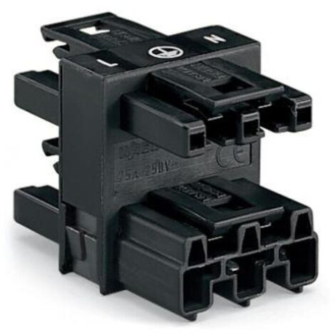 WAGO GmbH& Co. KG Verteiler 250V 25A 3p. schwarz 770-607 (1/4)