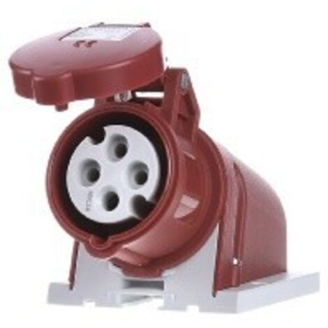 Mennekes Wanddose TwinCONTACT 16A,4p,6h,400V,IP44 1343 (1/2)