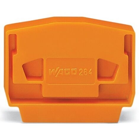 WAGO GmbH& Co. KG Abschluß-u.Zwischenplatte grau 4mm dick 264-368 (1/2)