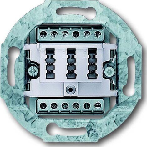 Busch-Jaeger TAE-Anschlussdose aws 2x6/6 NFF 0242/04 (1/3)