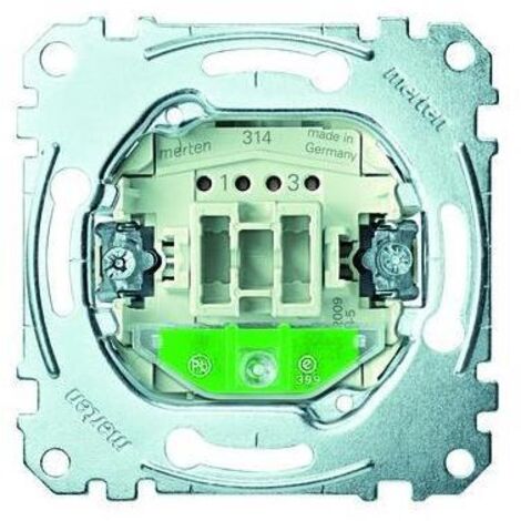 Merten Aus-Kontrollschalter-Eins. 2-pol.10AX 250V AC MEG3102-0000 (1/5)